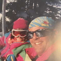 Skiing with Miranda 