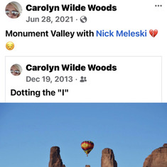 Monument Valley dotting the I