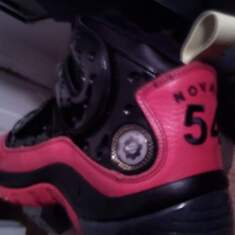 Custom sneakers with ftball jersey number
