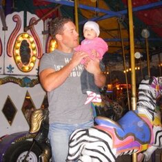 Kali's First & Only Fair Ride with DADDY