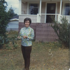Mom, 1966
 826 Sheridan Rd. Bremerton, Wa.
