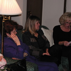 Lynne shares insights with Mom and Wendy