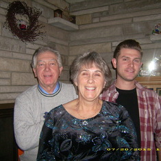 Nick with mom and dad