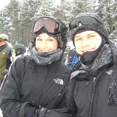Very Cold Skiiers, Snoe Show Ski Resort, West Virginia, February 2010