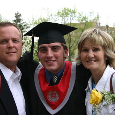 WSU graduation day with mom and dad