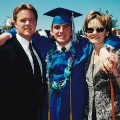 Dad, Niel, and Mom