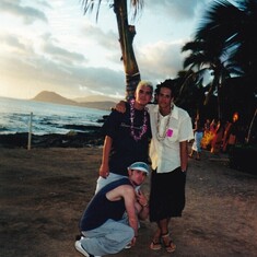 Niel, Eli, and Ryan in Hawaii