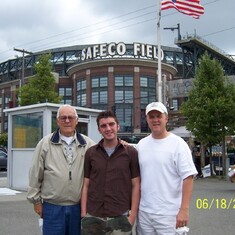 Fathers Day 2006 - the annual Mariners game tradition with the Bod boys