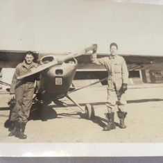 Earned pilot license & owned small plane so as to come back to the ranch to help on weekends, etc. from Chadron State Teacher’s College (late 1940’s-51?)