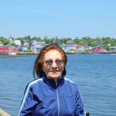 Mom at Lunenburg Canada 2012