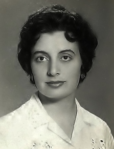 Nieves as a young woman