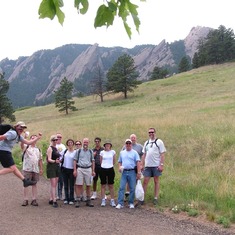 UPA 2006 unofficial practitioner hike - Chautauqua Park Boulder Colorado
