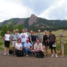 UPA 2006 unofficial practitioner hike - Chautauqua Park Boulder Colorado