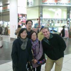 With my Japanese family