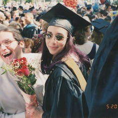 Elena's college graduation 1998