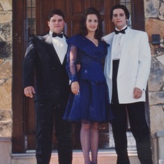 Dennis, Elena and Nik -George's wedding Aug 1993