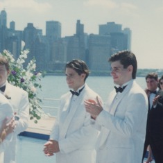 Nik & Charlie Demarest -George's wedding Aug 1993