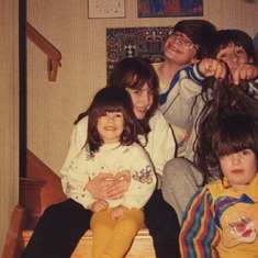 Nik and Elena with cousins Steve, Stephanie and little Rania