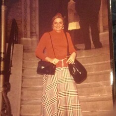 Aunt Nina, taken around 1975. Very stylish