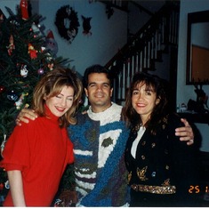 Christmas 1995.  Nina Marie, Keith, and wife Nicole