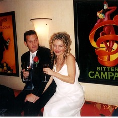 Jeff and Nina Marie at wedding in 2002