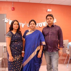Daughters Valaikaapu 2013- With Chathura and Rishi 