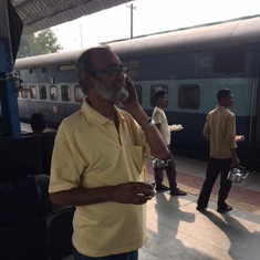 At New Jalpaiguri railway station, Oct. 15, 2017