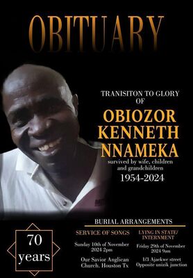 Obiozor Kenneth Nnameka