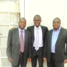 The advocate and his brother on the right of picture.