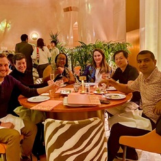 Nnena hosted some of the Kauffman group at her favorite restaurants in Dubai (Feb 2020). 