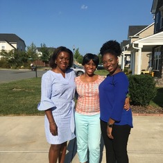 96049479-4767-4BDB-B804-4B34611A6254 with Nnenna and Ndawi Eke ( her god daughter)in Charlotte, NC September 2017