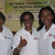 HBB Training 2011 photo Abimbola, Nnenna, Chinyere