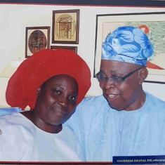 Pa Oyalade and Ruth Oladeji 