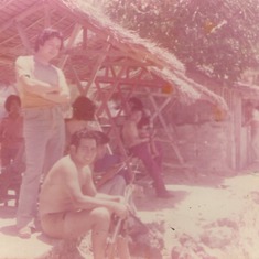1976 Talisay Beach with Family