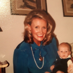 1986 with baby Alexander
