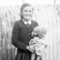 1953 Nora with doll
