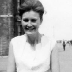 1959 As a teenager at Potrobello beach
