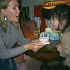 Nora with Malissa on her 4th birthdsy