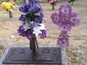 my sister Nora's and my mom's grave