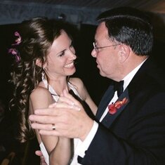 On the happiest day of my life...Daughter/dad dance...