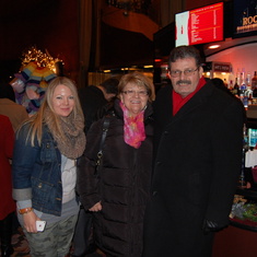 Taking Mom & Billy to the Rockettes. December 2015