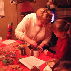 Crafting was so much fun - every Tuesday night for the month of December-  Gingerbread houses 