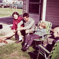 Gma, Uncle Joe and Greg on the right