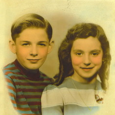 Norma Jean and her cousin Jim Moore
