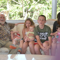 Norman and a few of his great grandchildren