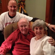 Mom,Dad, and Jim  Thanksgiving 2011