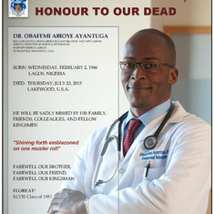 Obituary Ad (2015) - Ayantuga