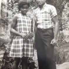 Mum and her elder brother Osita Anyaebosi