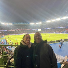 Took my dad to see PSG for his birthday. We saw Messi, Neymar, Mbappè, and Hakimi