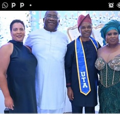 In this picture is my wife Amaka Igwegbu, myself with Obi and his wife in Houston TX in 2022.